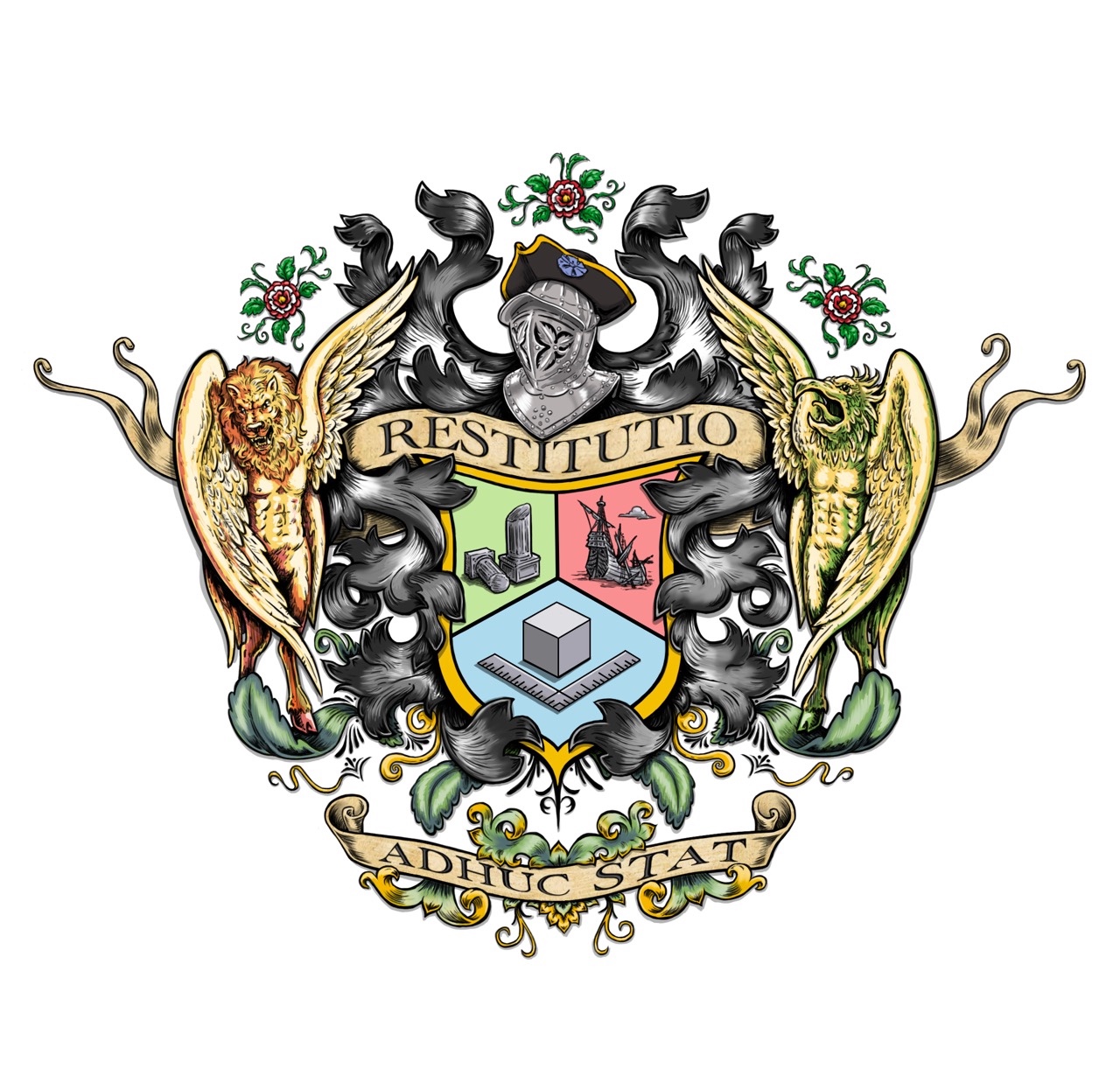 Bespoke Masonic Lodge Coat of Arms — sample heraldic device