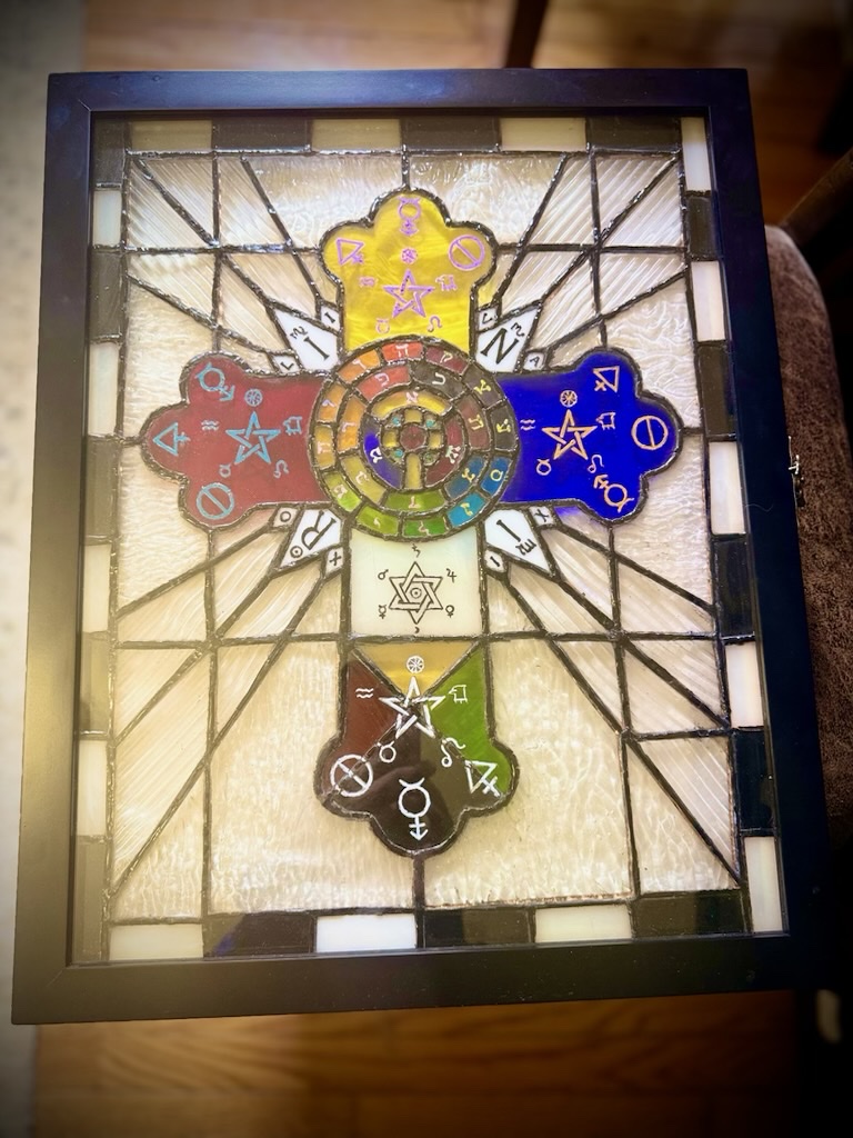 HOGD Adept Lamen — Rosy Cross of the Adept, Arcane Visions