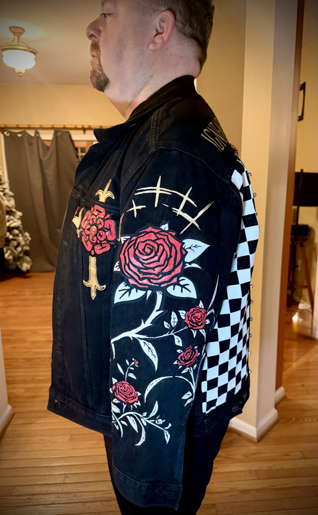 Pelican Battle Jacket — alternate rose sleeve view