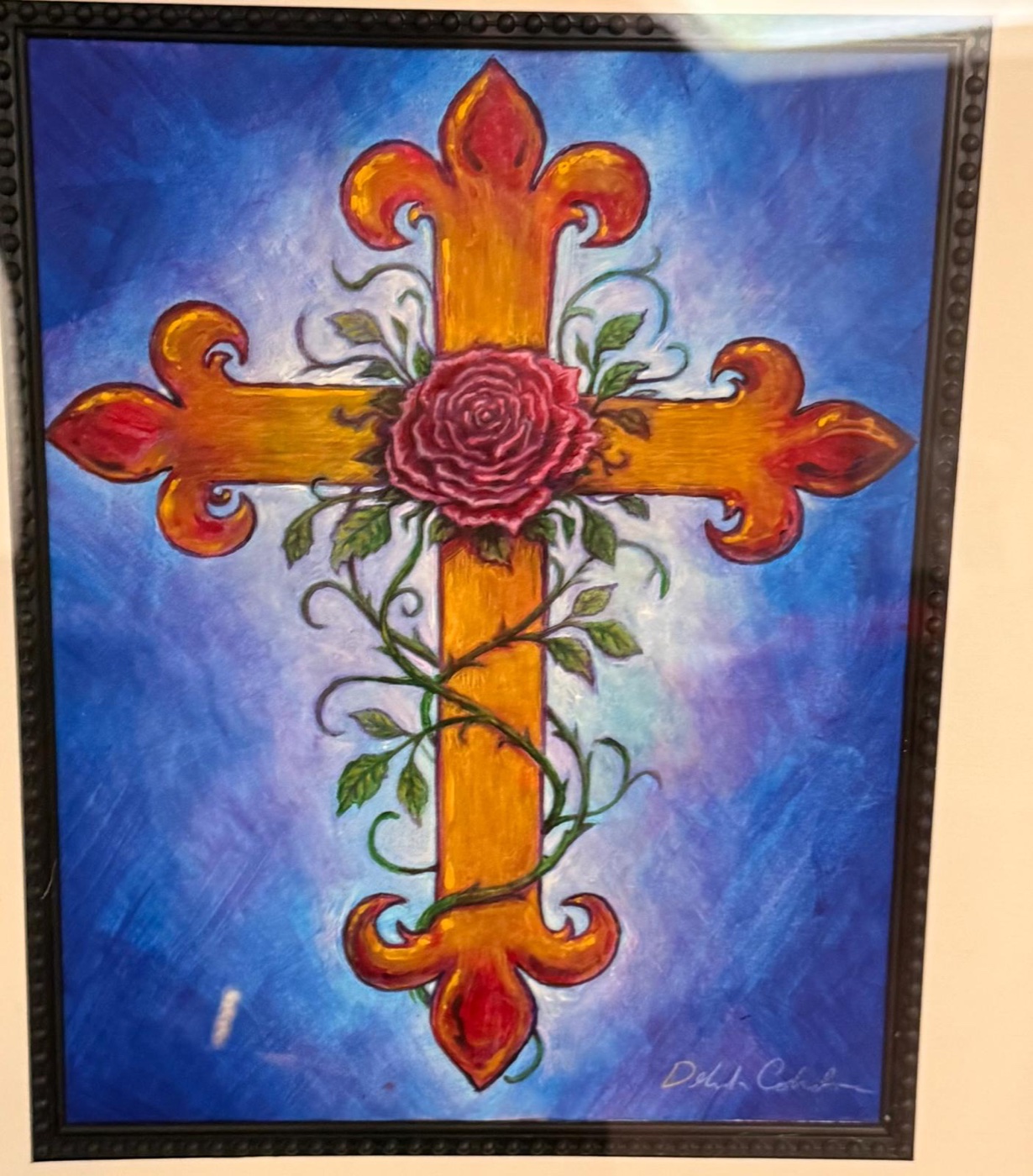 The Rosy Cross — hand-painted, Arcane Visions